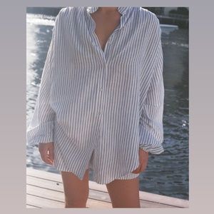 Na Nin "Gloria" striped blouse